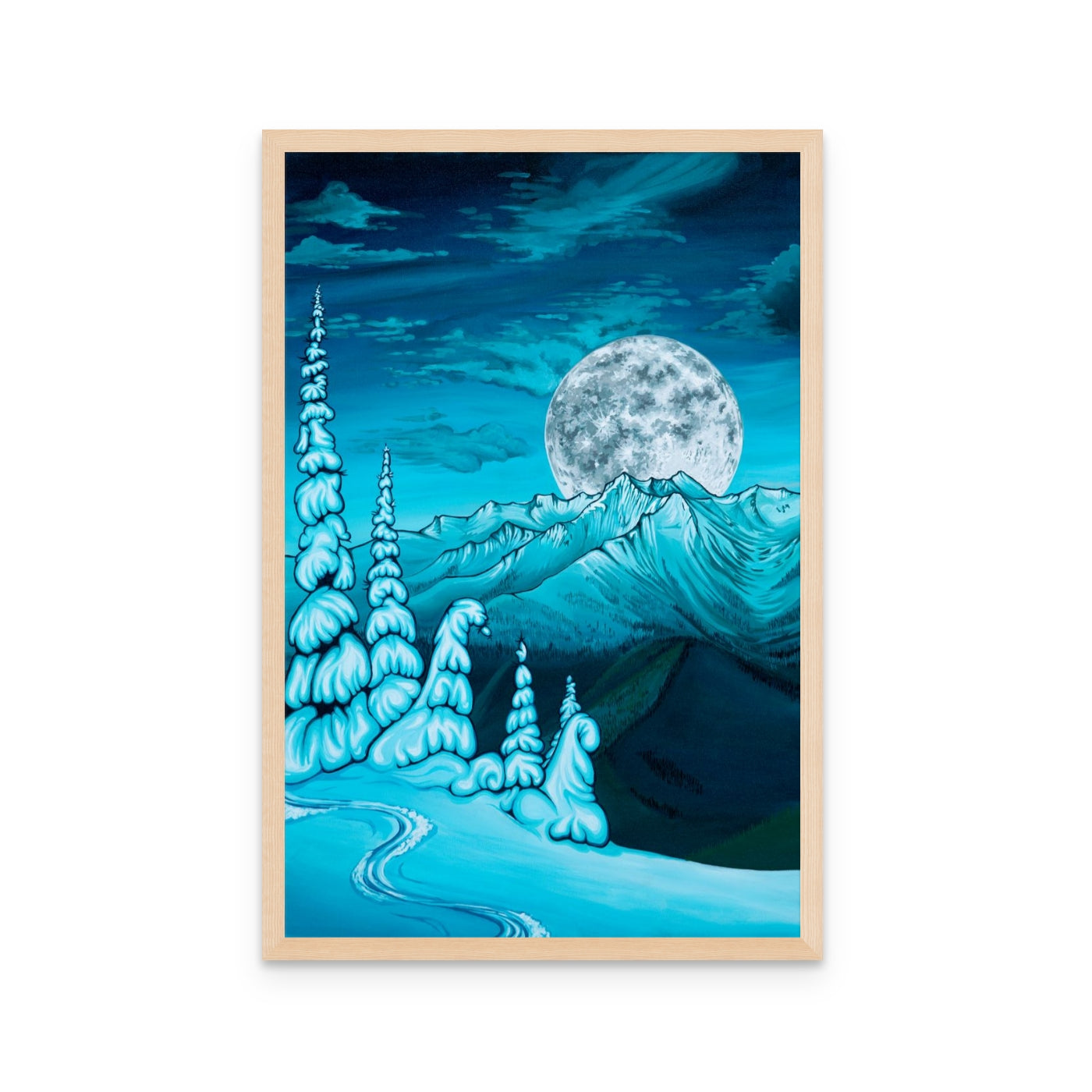 "Snow Moon" Print