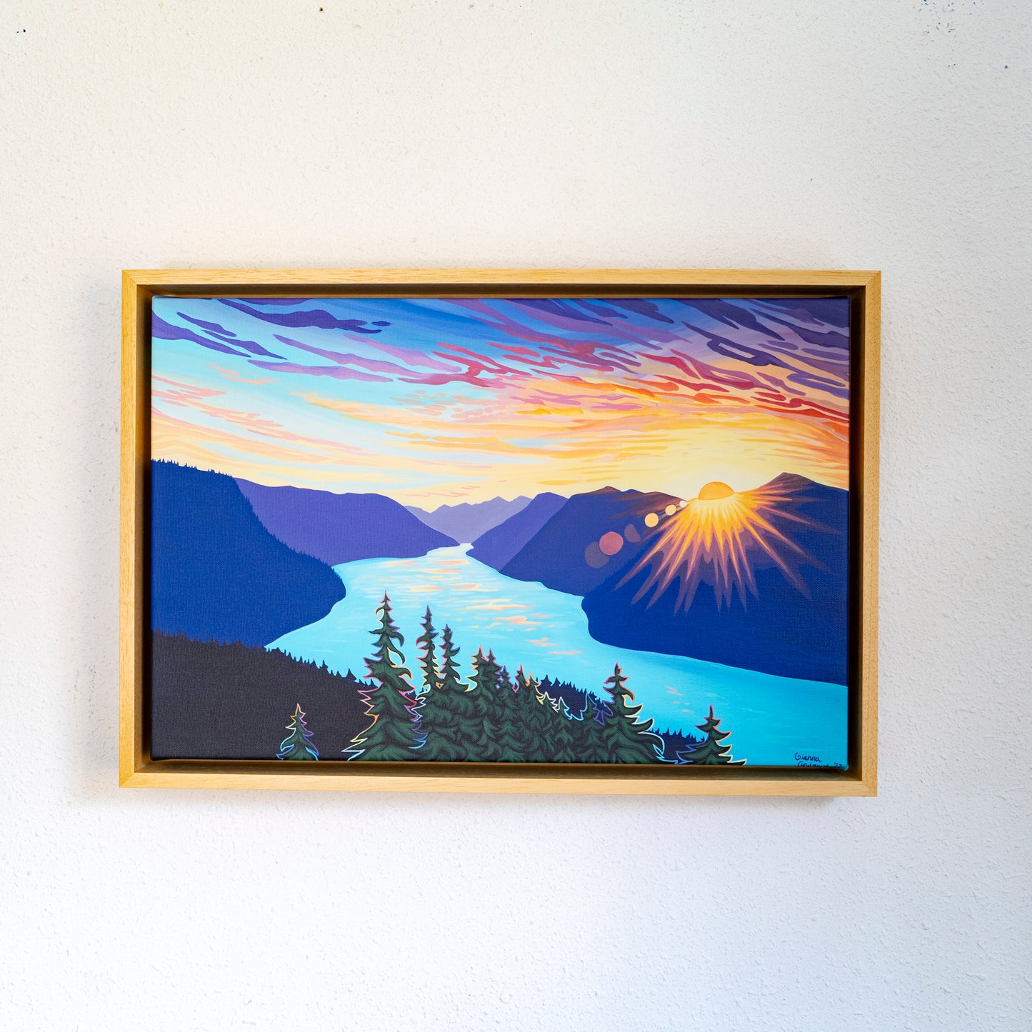 "Storm King Sunset" Print