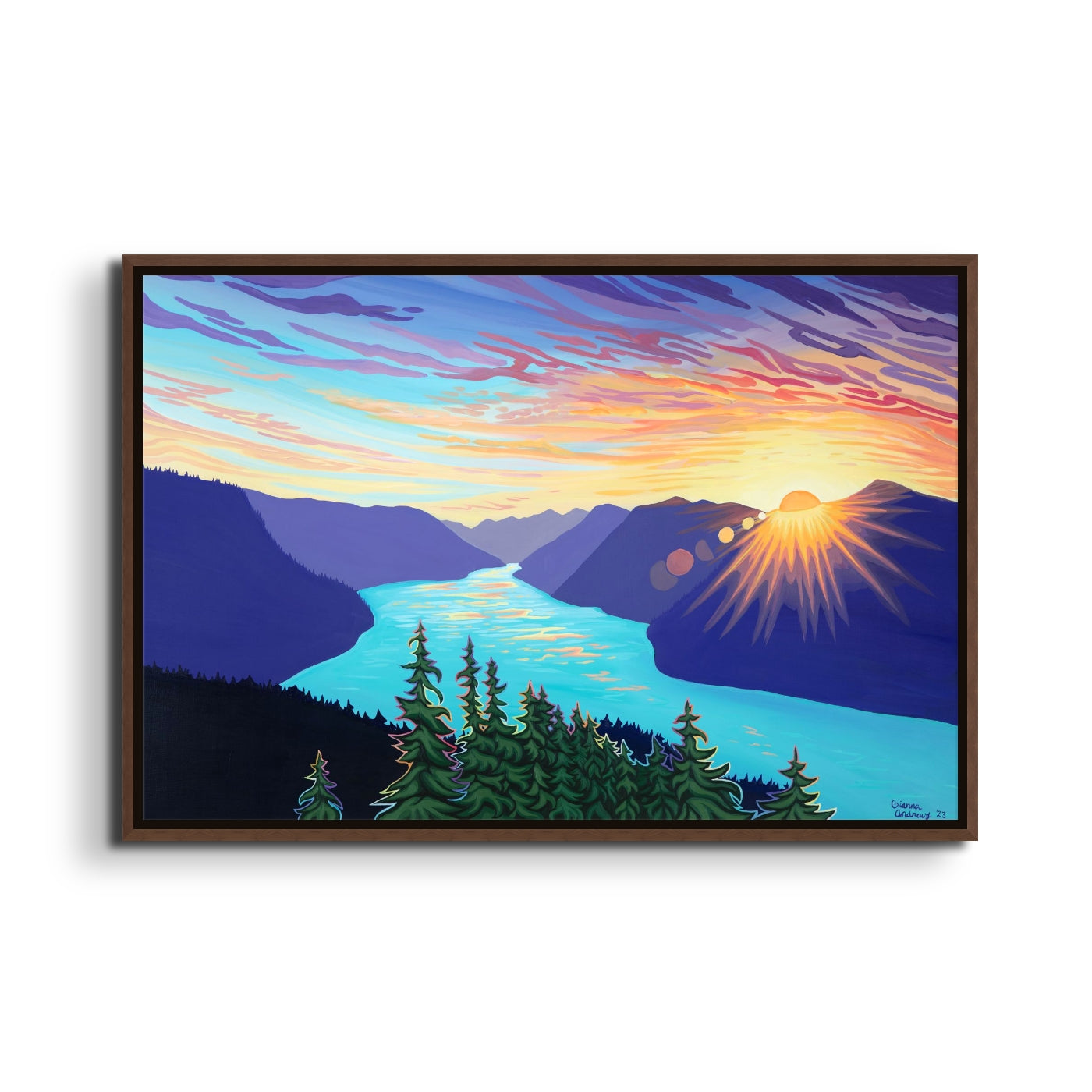 "Storm King Sunset"