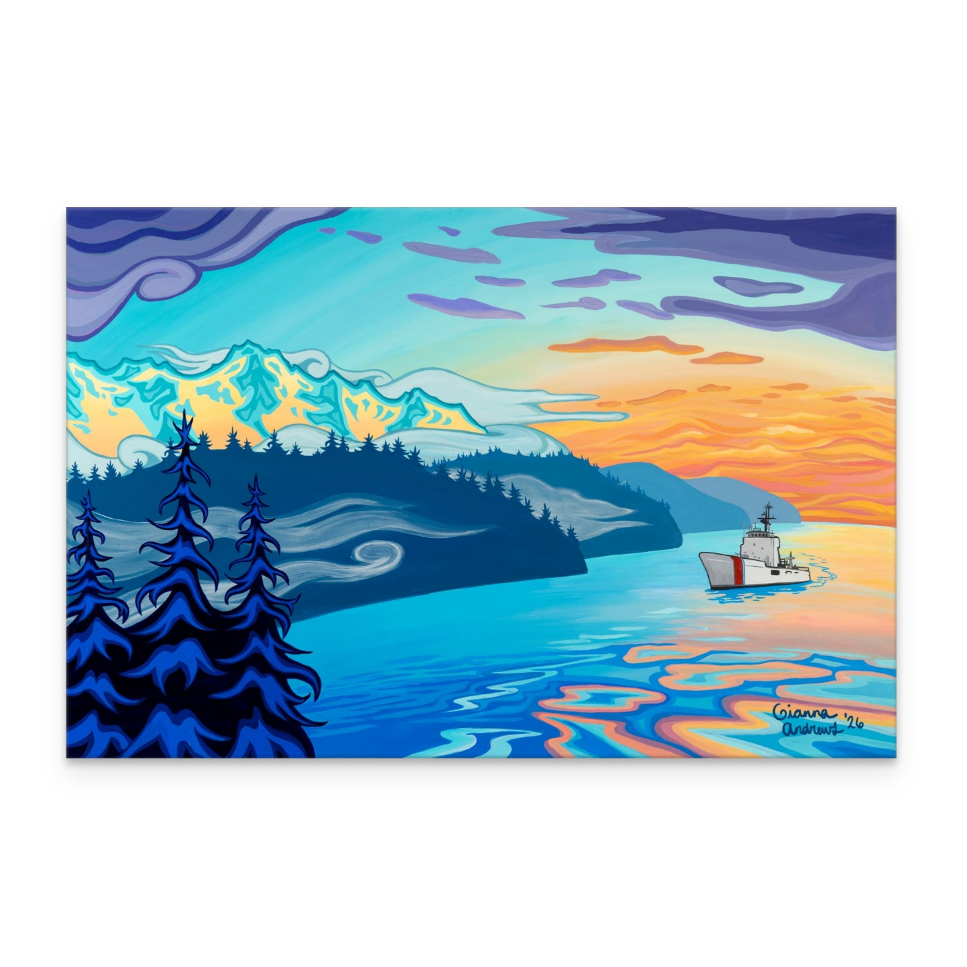 "Sunset Straits" Print