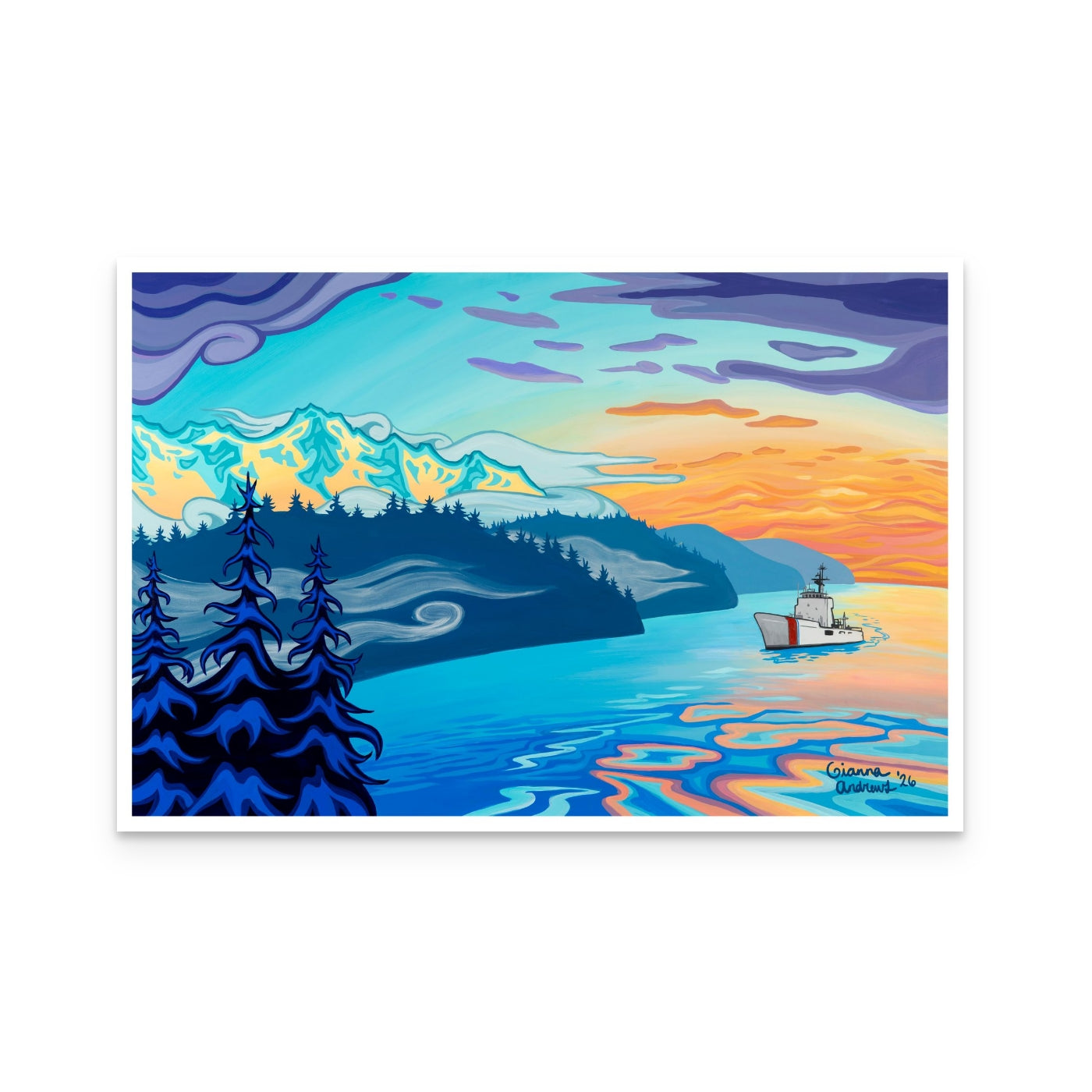 "Sunset Straits" Print