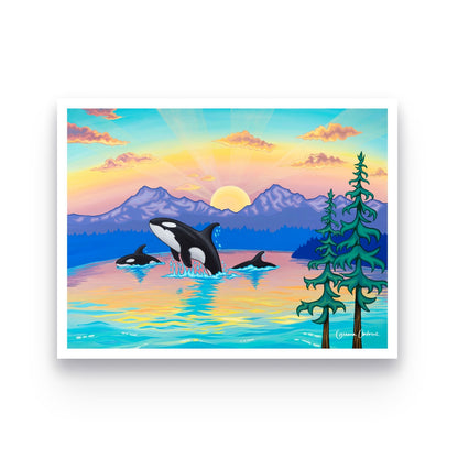 "When the Orcas Return" Print