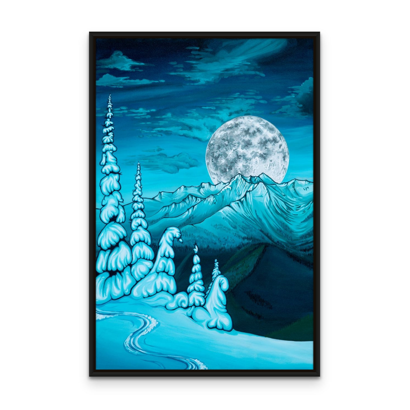 "Snow Moon" Print