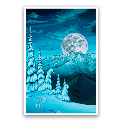 "Snow Moon" Print