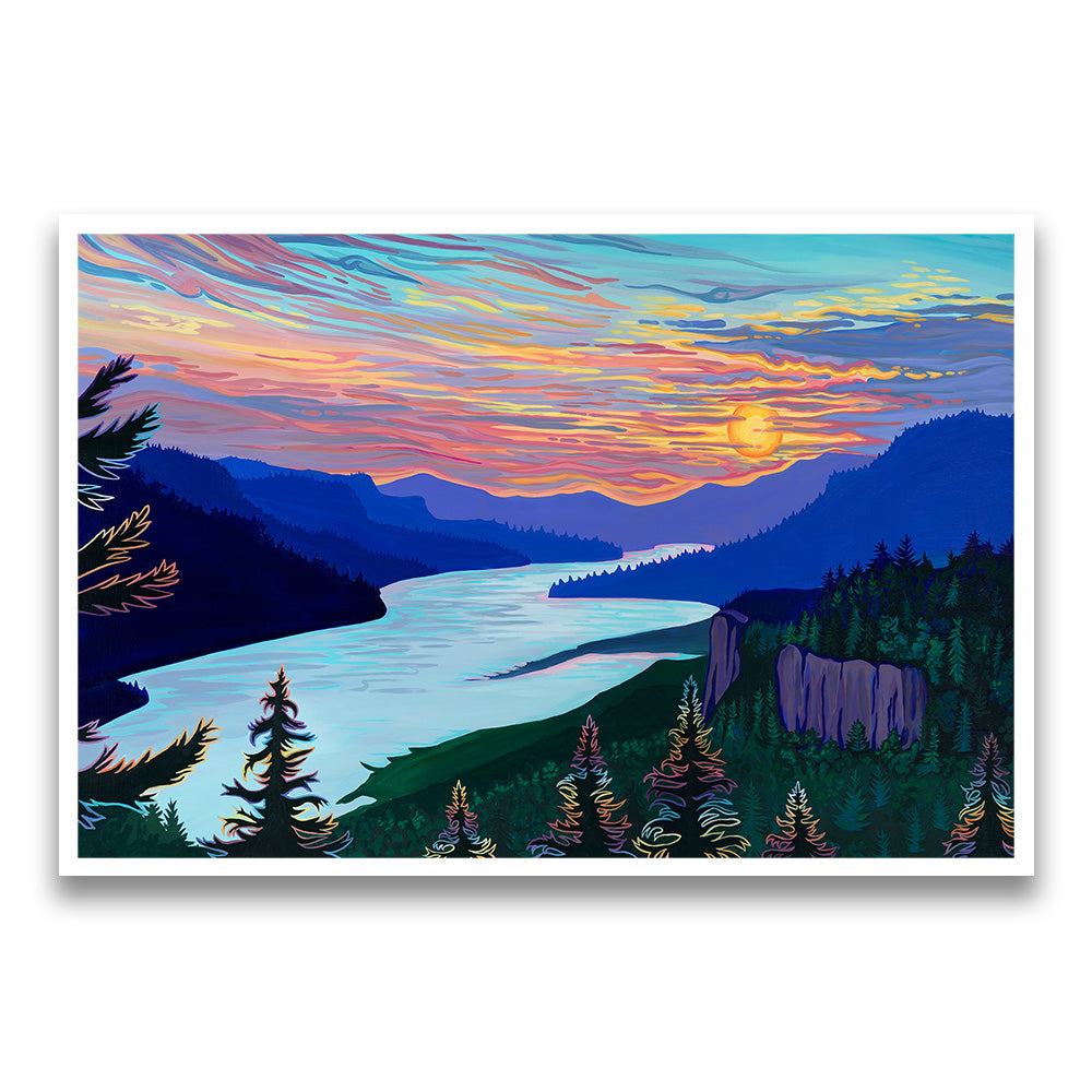 "Hood River Sunrise" Print